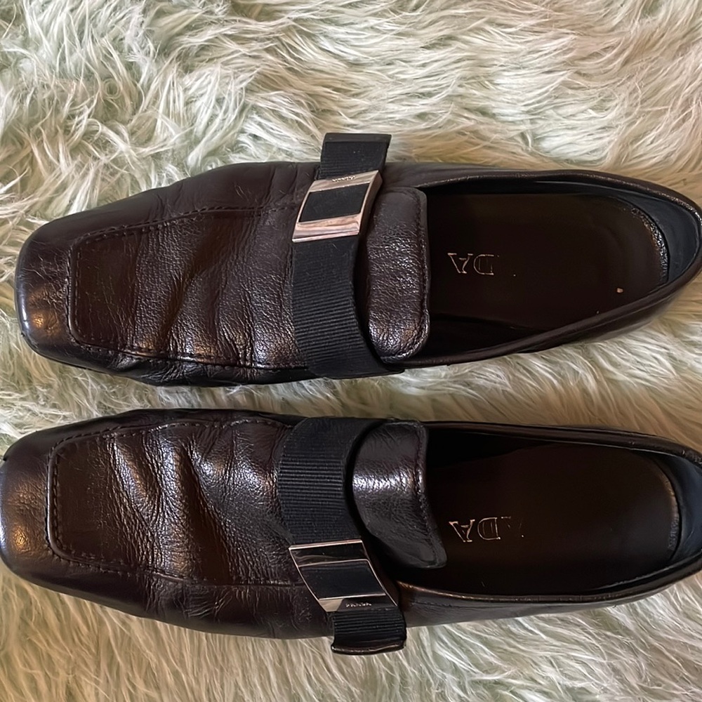 Genuine Prada Men’s size 10.5 loafers